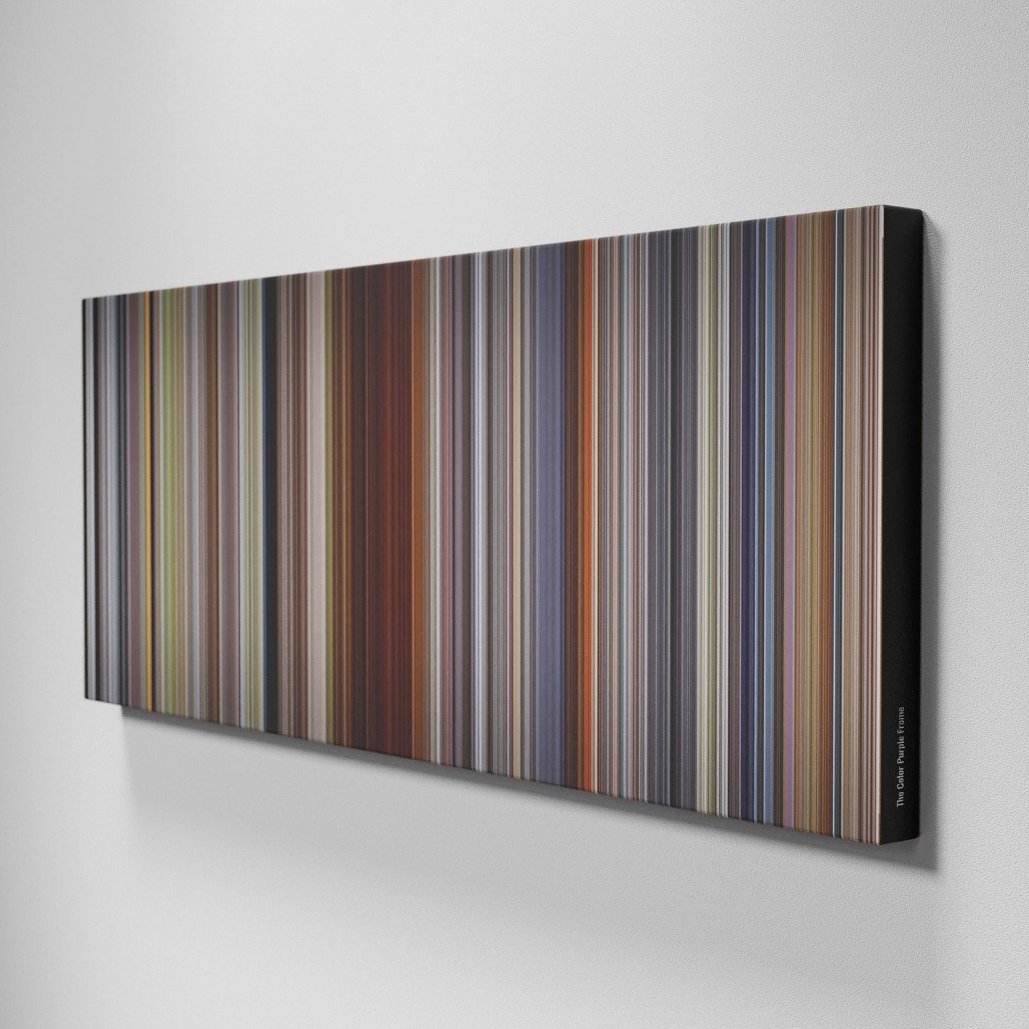 Side view of Buff's of The Color Purple Frome on the wall