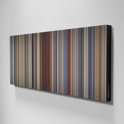 Side view of Buff's of The Color Purple Frome on the wall