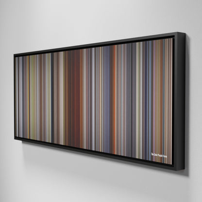 Side view of Framed Buff's of The Color Purple Frome on the wall