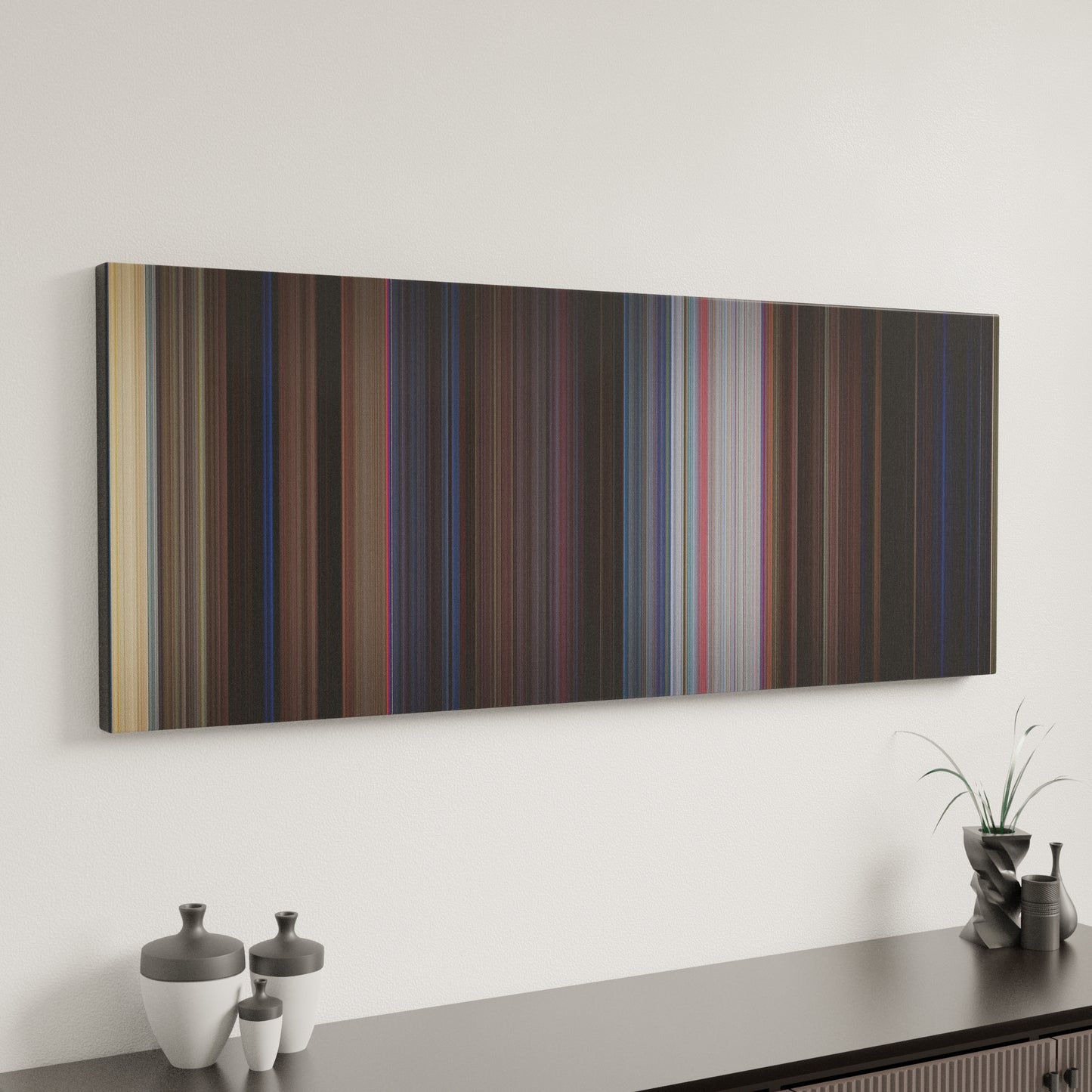 Minimal interior design with Bedknobs and Broomsticks Frome on the wall