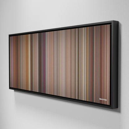 Side view of Framed Buff's of Sister Act Frome on the wall