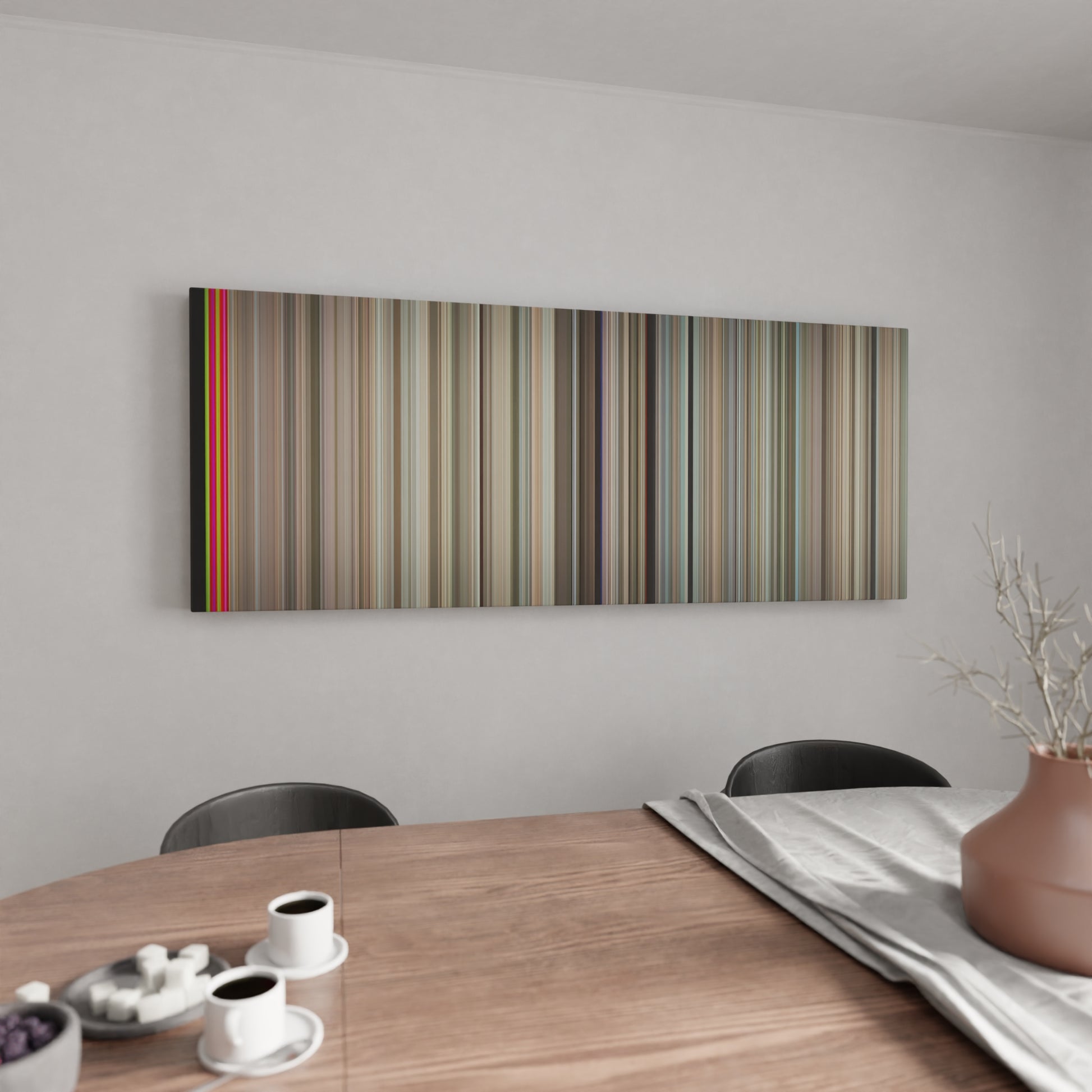 Kitchen with It's a Mad Mad Mad Mad World Frome on the wall