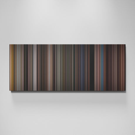 Cover Girl movie canvas wall art - color palette print