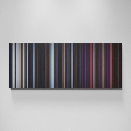 The Thing movie canvas wall art - color palette print