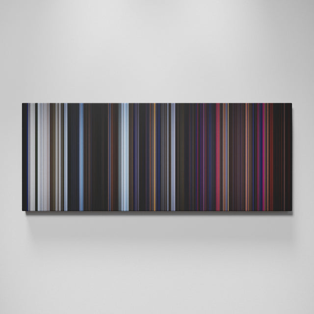 The Thing movie canvas wall art - color palette print