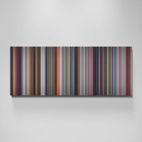 The Incredibles movie canvas wall art - color palette print