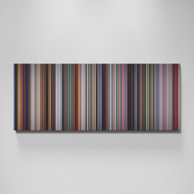The Incredibles movie canvas wall art - color palette print