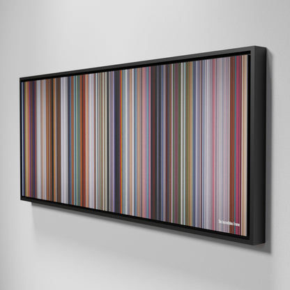 Side view of Framed Buff's of The Incredibles Frome on the wall