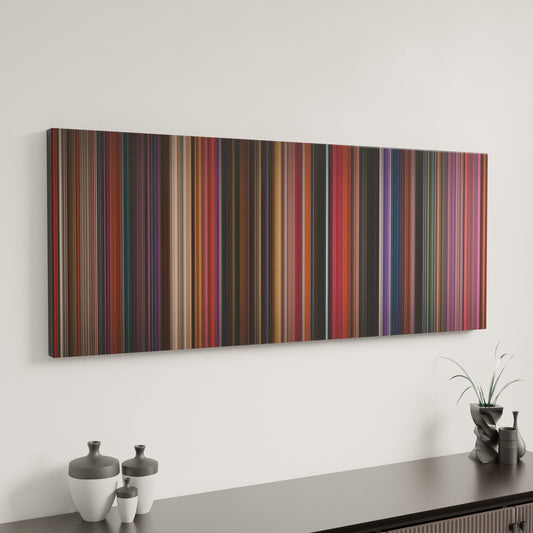 Minimal interior design with Incredibles 2 Frome on the wall