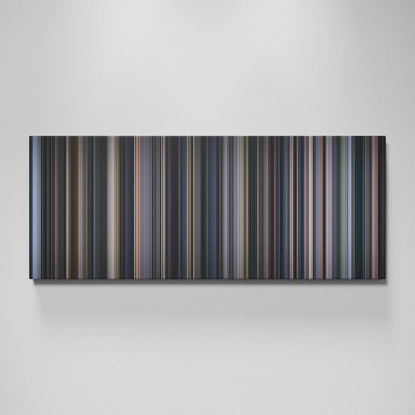 Cinema Paradiso movie canvas wall art - color palette print