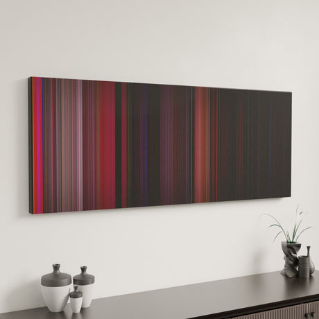 West Side Story canvas art in modern interior - movie color palette
