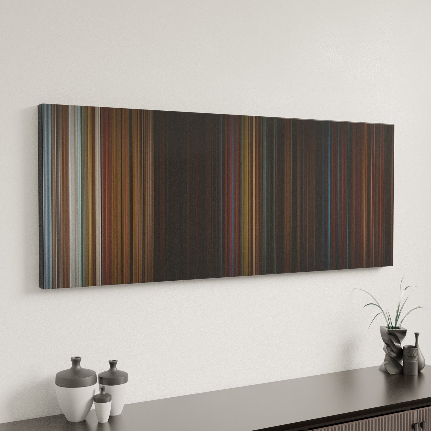 Minimal interior design with The Poseidon Adventure Frome on the wall