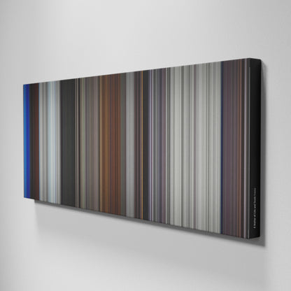 Side view of Buff's of A Matter of Life and Death Frome on the wall