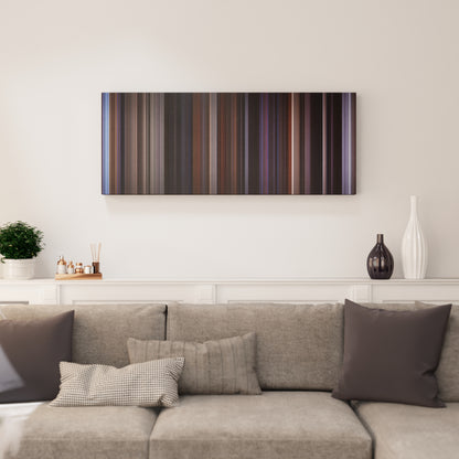 Living room interior with Crash Frome on the wall