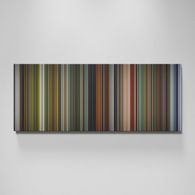 Oldboy movie canvas wall art - color palette print