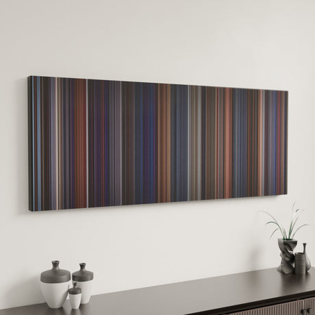 Brazil canvas art in modern interior - movie color palette