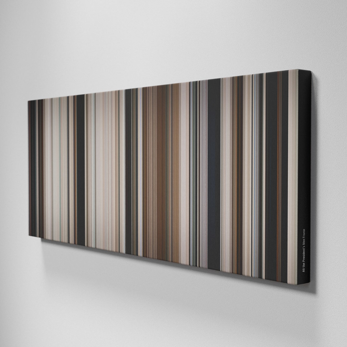 Side view of Buff's of All the President's Men Frome on the wall