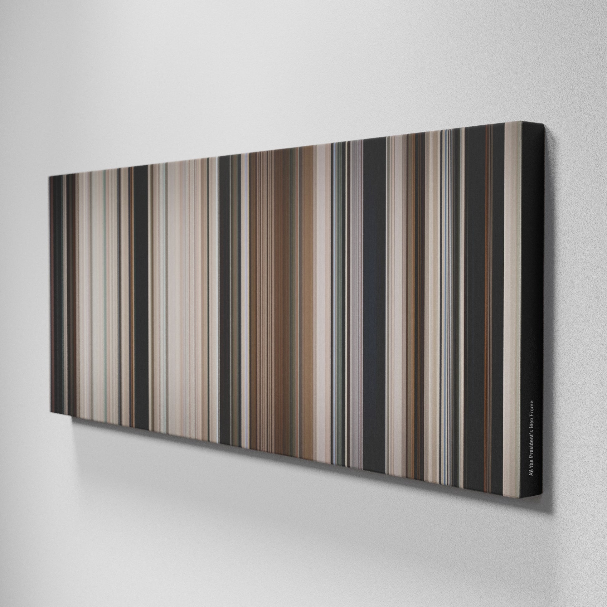 Side view of Buff's of All the President's Men Frome on the wall