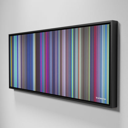 Side view of Framed Buff's of The Last Unicorn Frome on the wall