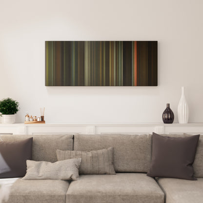 Living room interior with The Twilight Saga: New Moon Frome on the wall