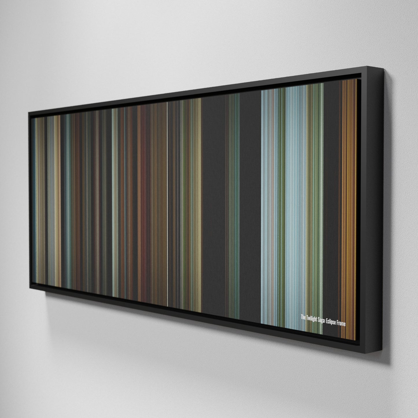 Side view of Framed Buff's of The Twilight Saga: Eclipse Frome on the wall