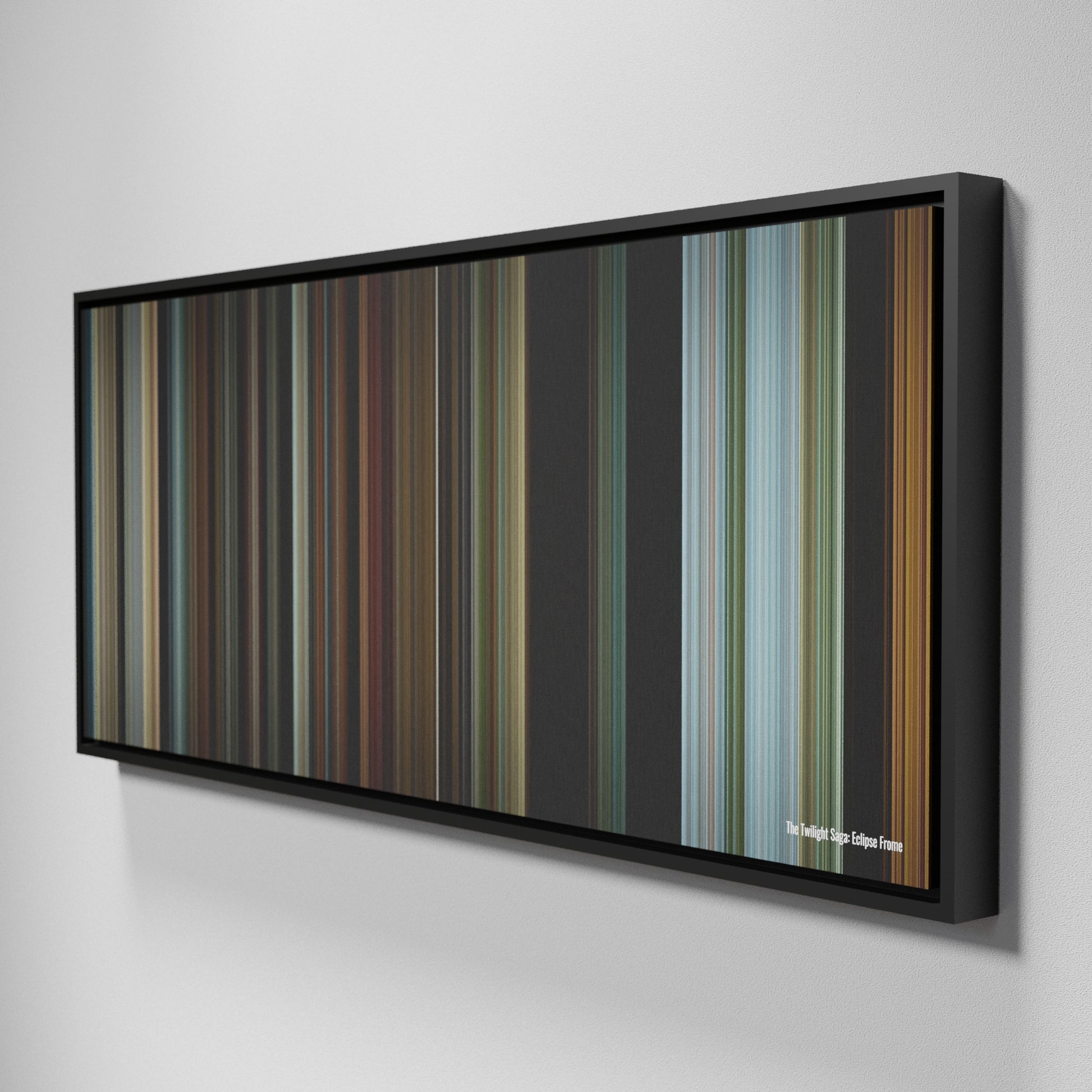 Side view of Framed Buff's of The Twilight Saga: Eclipse Frome on the wall