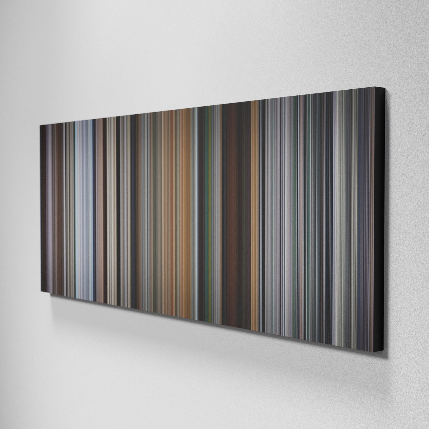 Side view of Basic of The Italian Job Frome on the wall