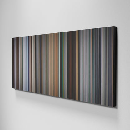 Side view of Basic of The Italian Job Frome on the wall