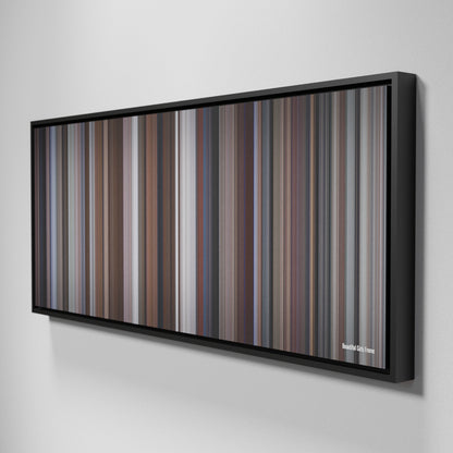 Side view of Framed Buff's of Beautiful Girls Frome on the wall