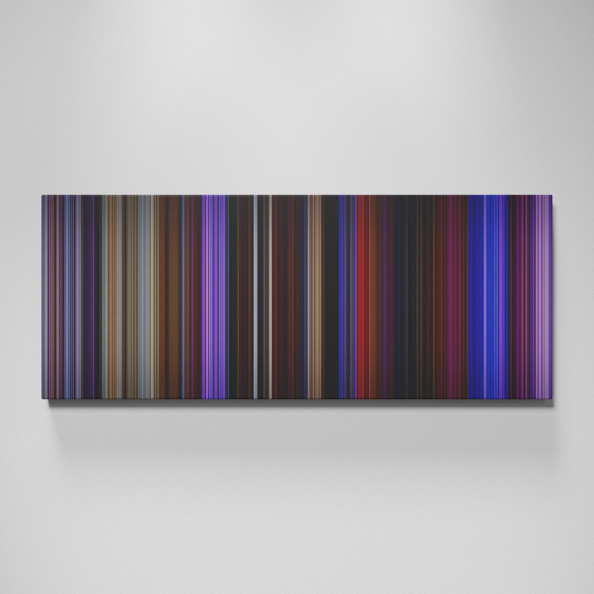 Purple Rain movie canvas wall art - color palette print
