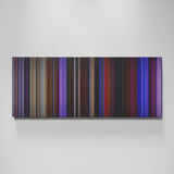 Purple Rain movie canvas wall art - color palette print
