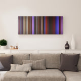 Purple Rain canvas print in living room - film wall decor