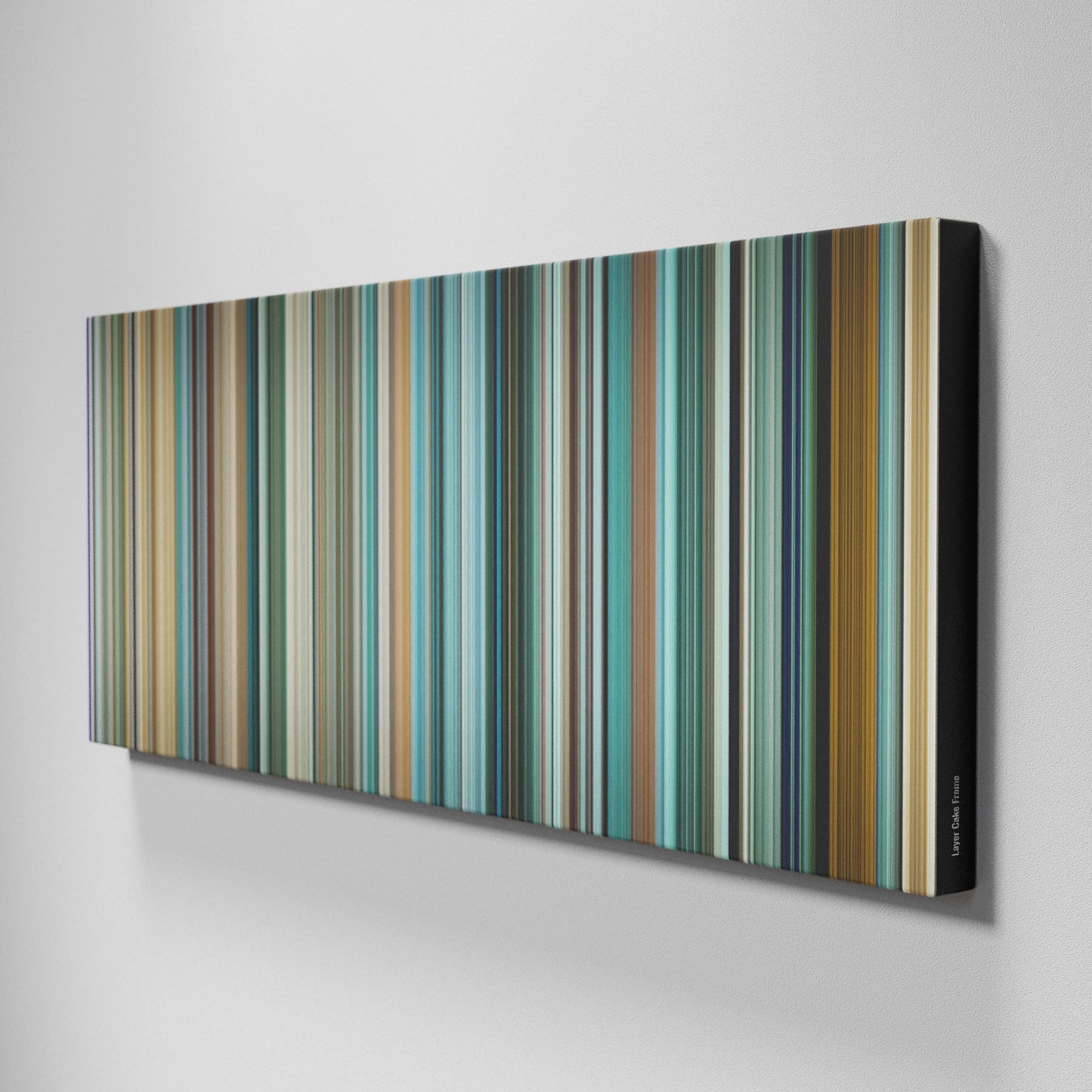 Side view of Buff's of Layer Cake Frome on the wall