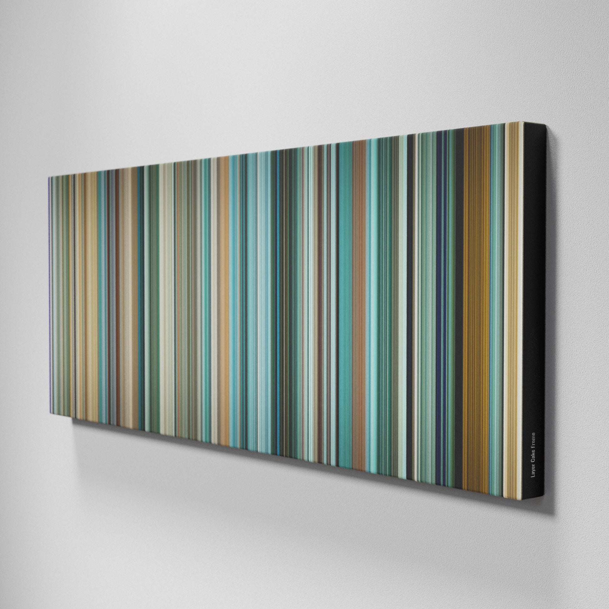 Side view of Buff's of Layer Cake Frome on the wall