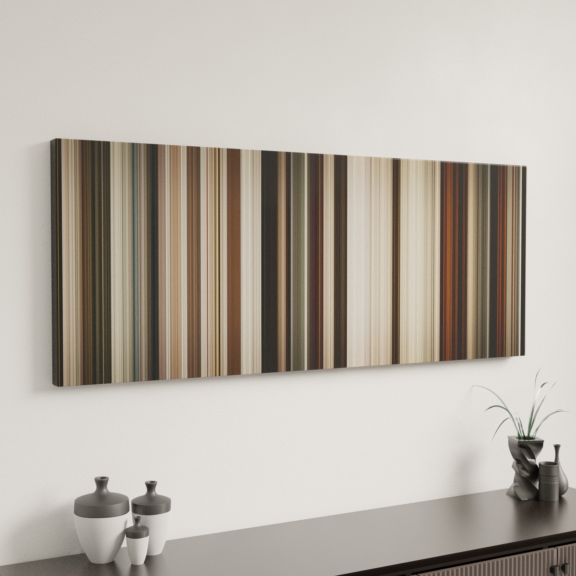 Minimal interior design with Jarhead Frome on the wall