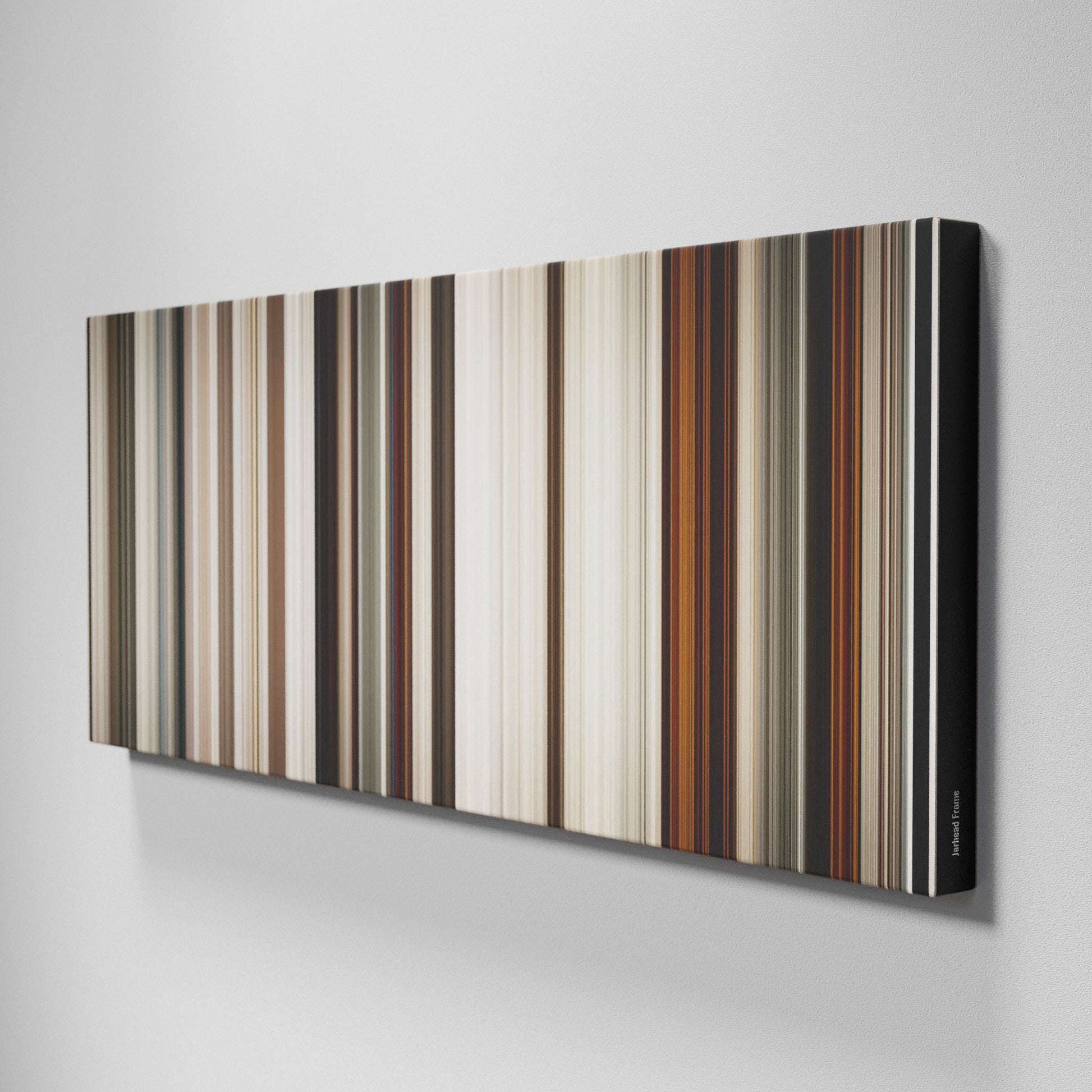 Side view of Buff's of Jarhead Frome on the wall