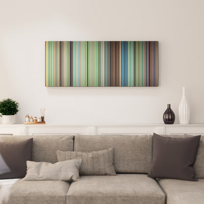 Living room interior with My Neighbor Totoro Frome on the wall