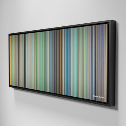 Side view of Framed Buff's of My Neighbor Totoro Frome on the wall