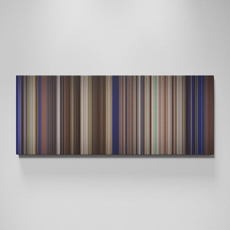 Bill & Ted's Excellent Adventure movie canvas wall art - color palette print
