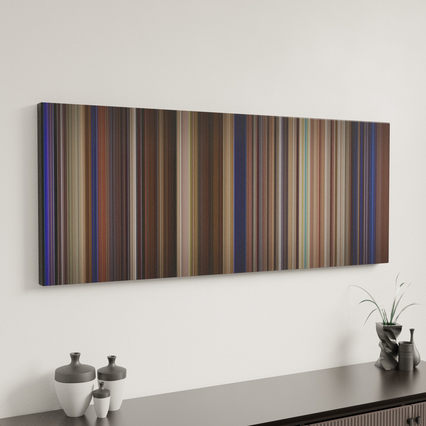 Minimal interior design with Bill & Ted's Excellent Adventure Frome on the wall