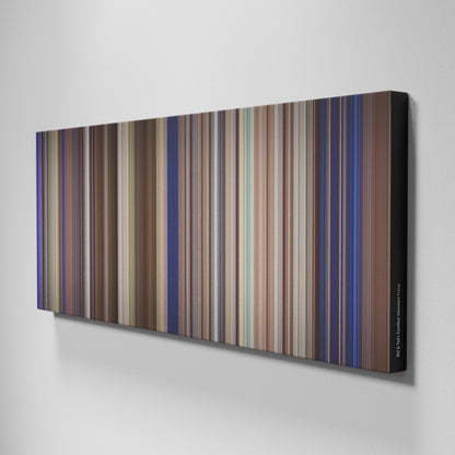 Side view of Buff's of Bill & Ted's Excellent Adventure Frome on the wall