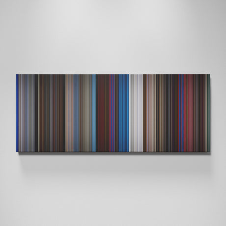 Bill & Ted's Bogus Journey movie canvas wall art - color palette print