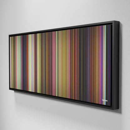 Side view of Framed Buff's of Trolls Frome on the wall