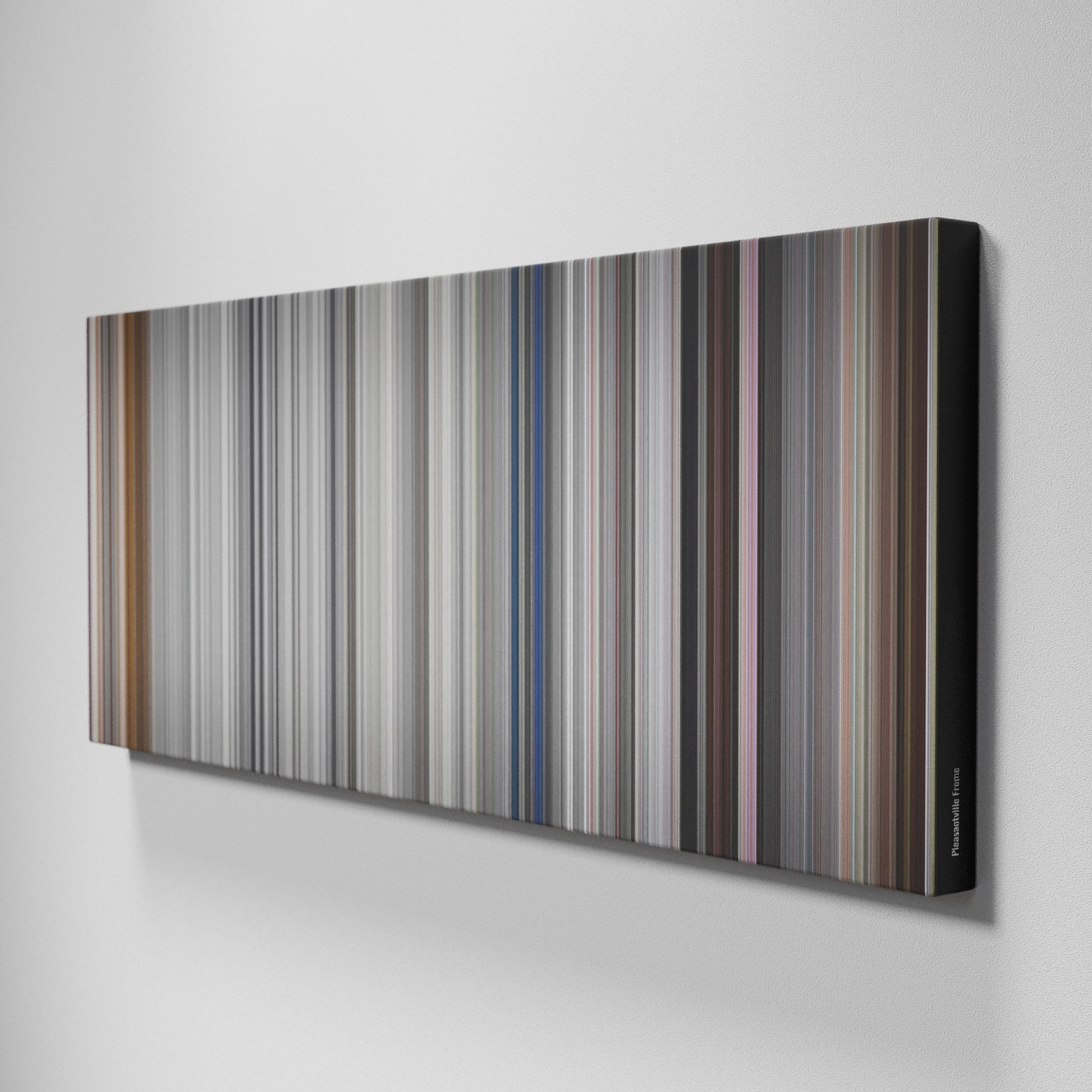 Side view of Buff's of Pleasantville Frome on the wall