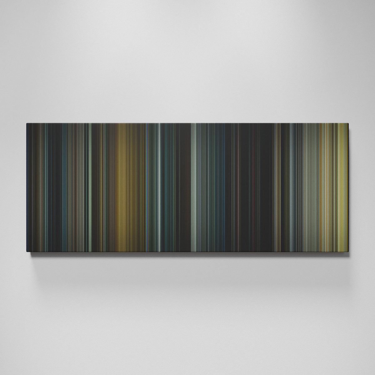 Se7en movie canvas wall art - color palette print