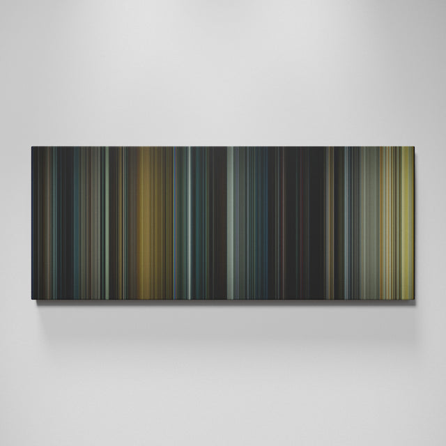 Se7en movie canvas wall art - color palette print