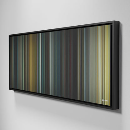 Side view of Framed Buff's of Se7en Frome on the wall