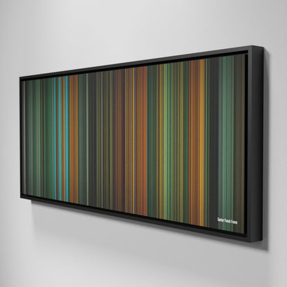 Side view of Framed Buff's of Sucker Punch Frome on the wall