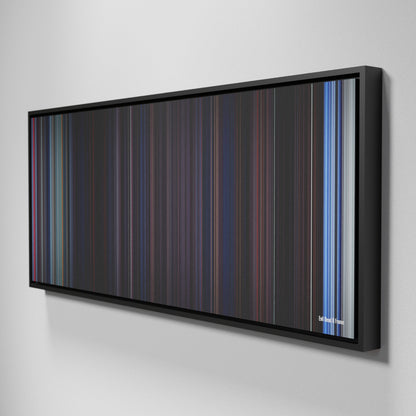 Side view of Framed Buff's of Evil Dead II Frome on the wall