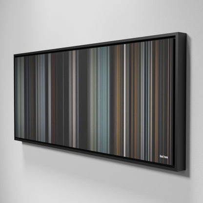 Side view of Framed Buff's of Heat Frome on the wall